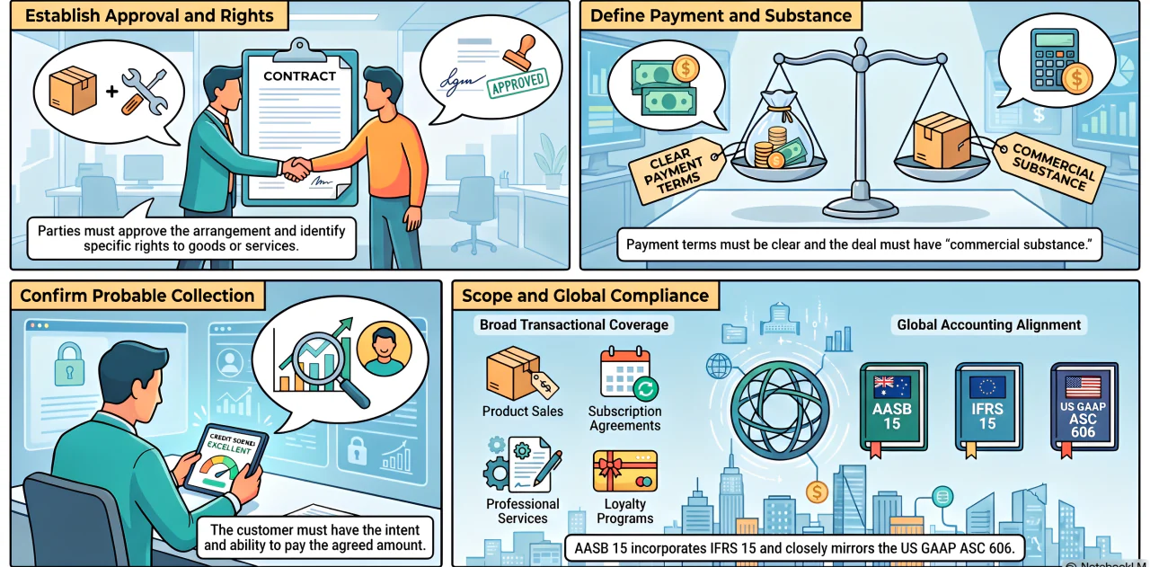 how aasb 15 governs revenue recognition in australia