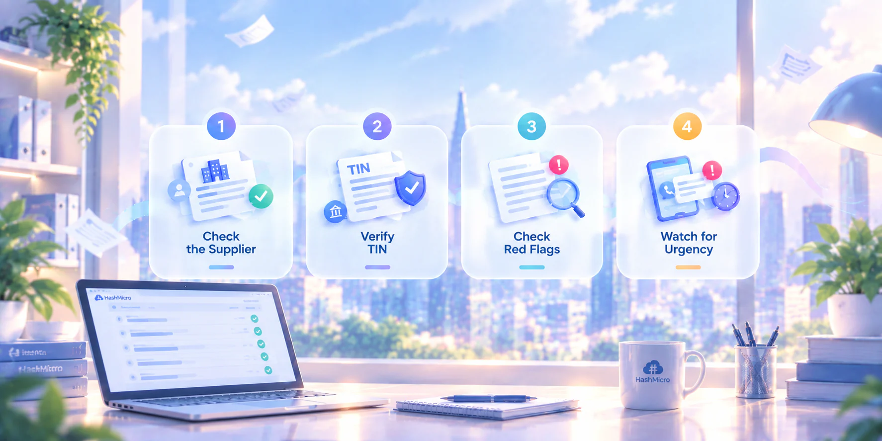 how to verify an invoice authentication