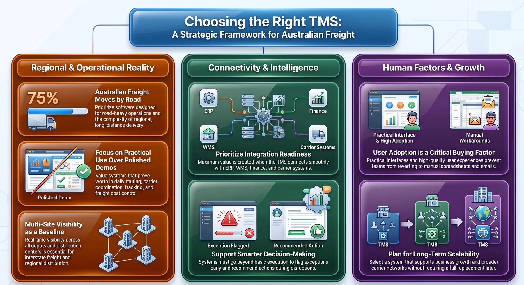 How We Selected the Best TMS for Australian Businesses