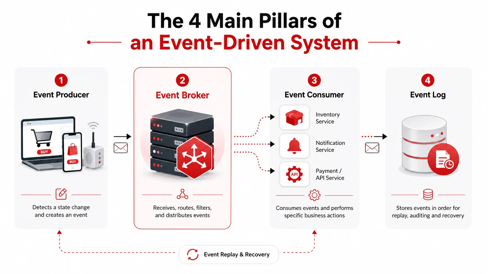 main pillar of event driven architecture eda