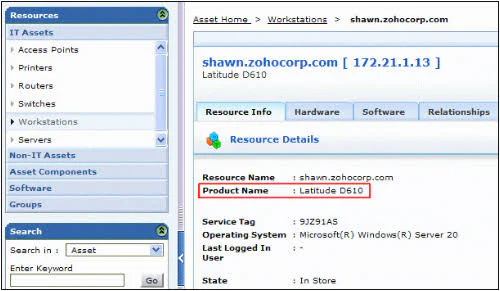 manageengine asset management
