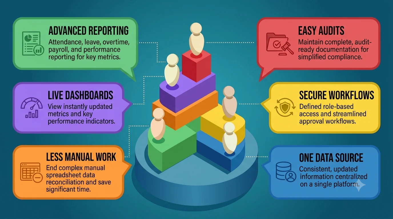 Infographic for HR management