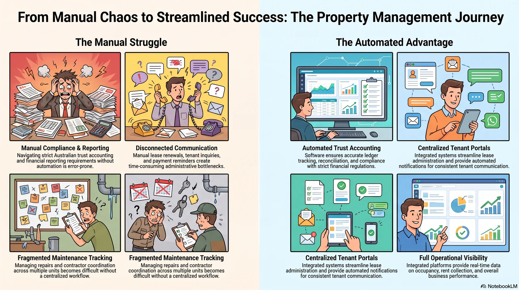 manual vs automated property management