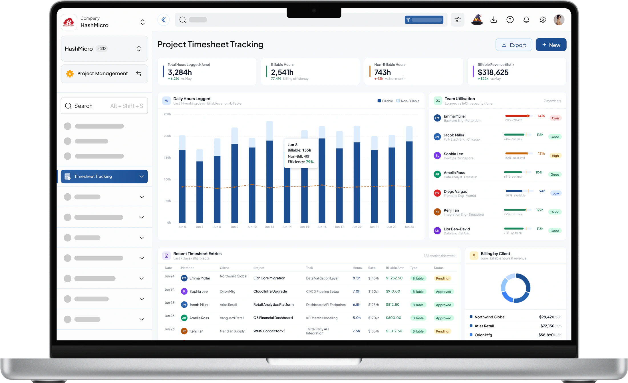 Project ERP Tracking Timesheet Proyek