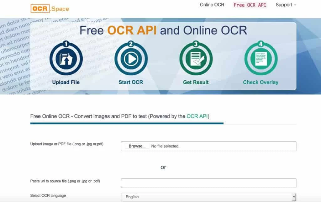 ocr space