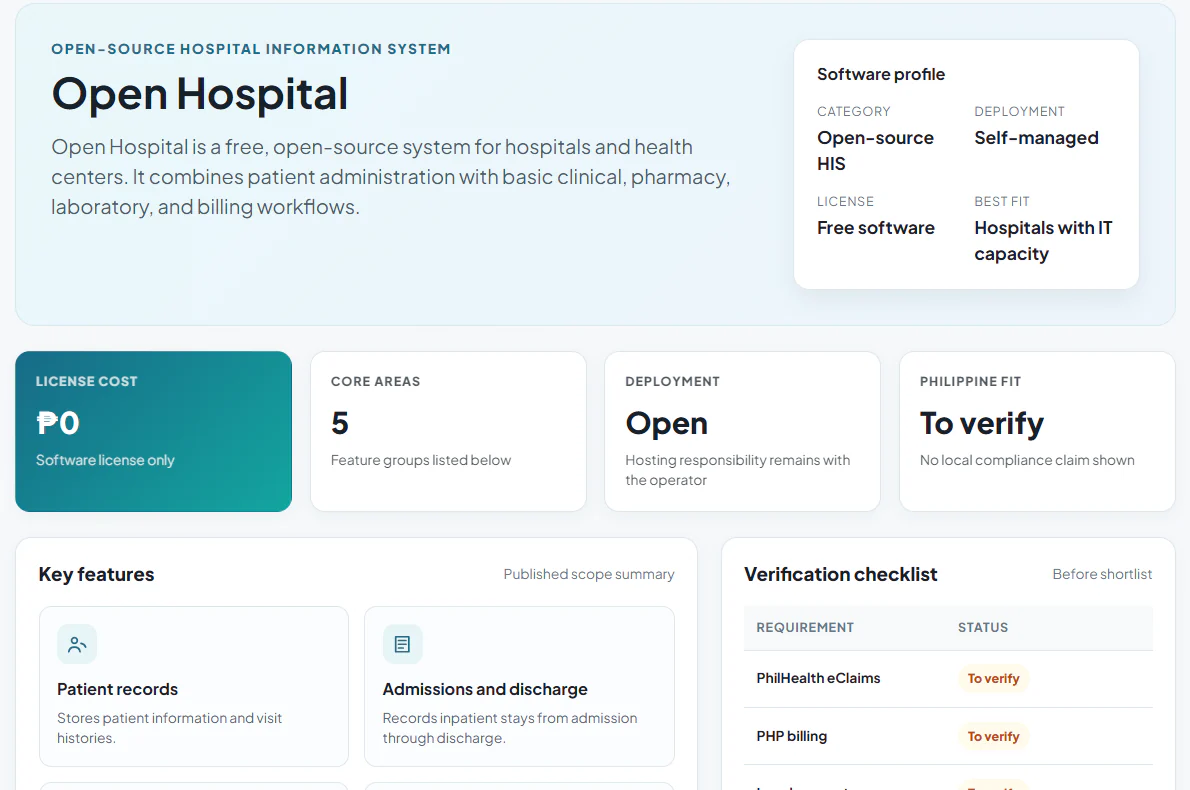 open hospital