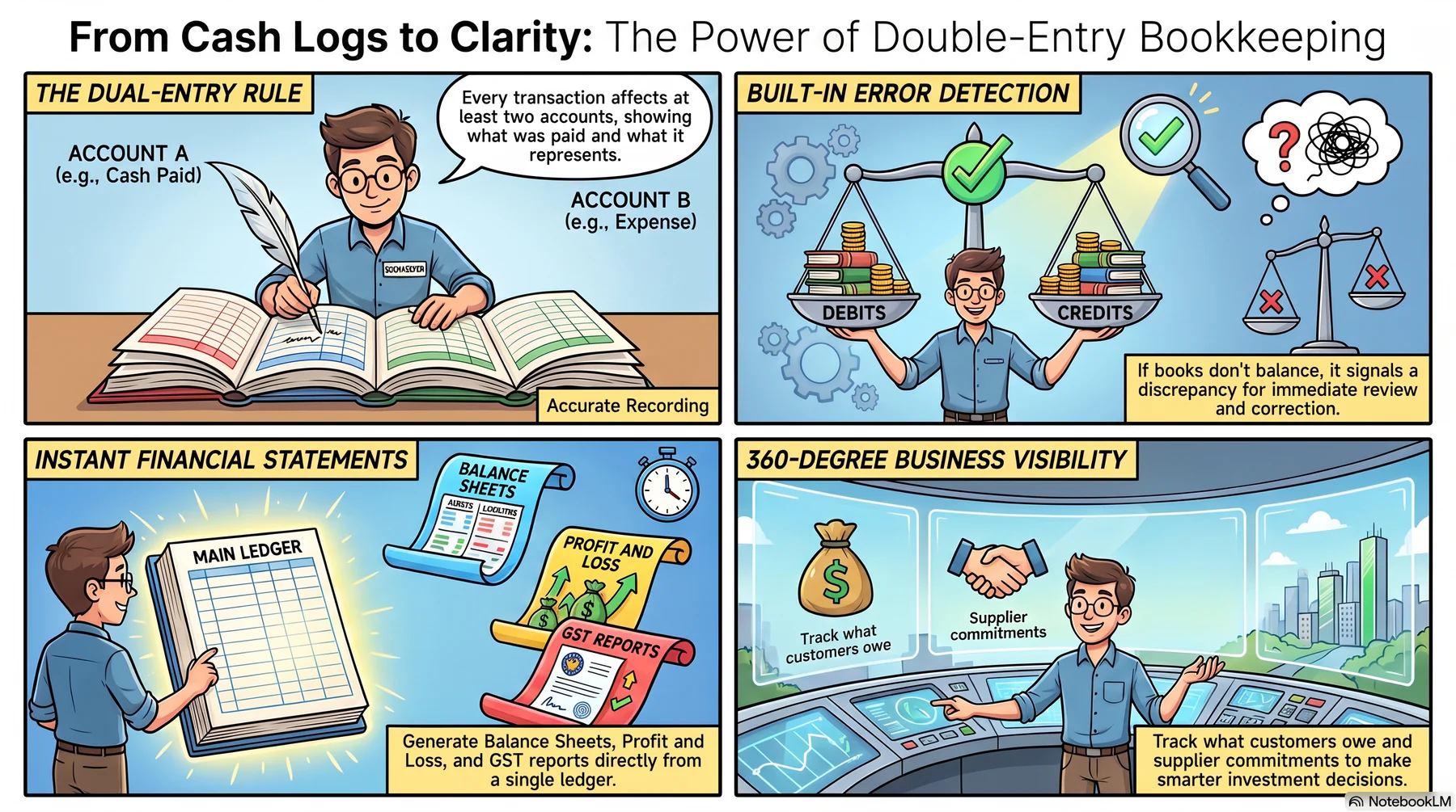 power of double entry bookkeeping