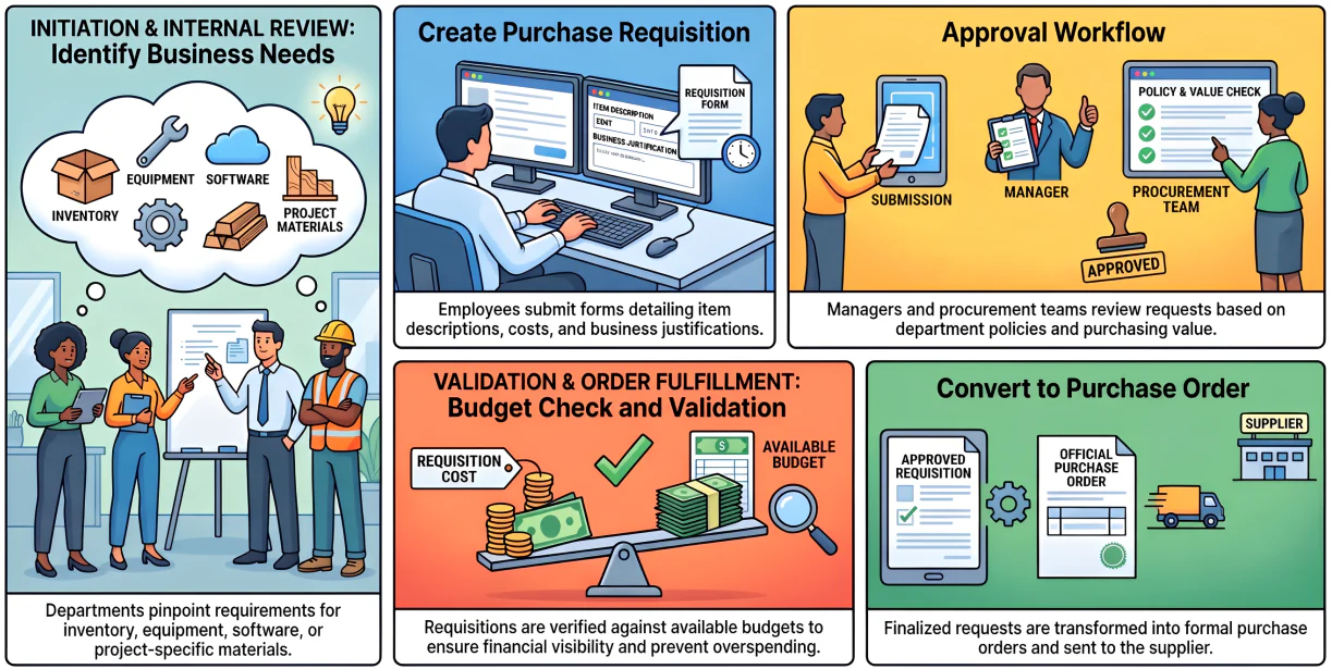 purchase requisition process