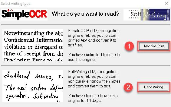 simple ocr