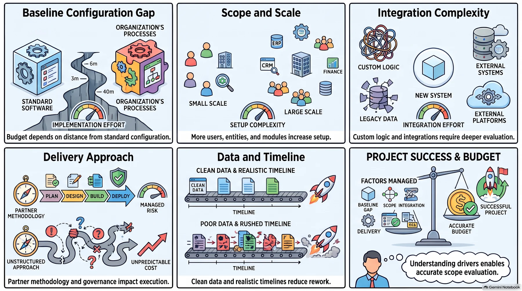 software project budget drivers