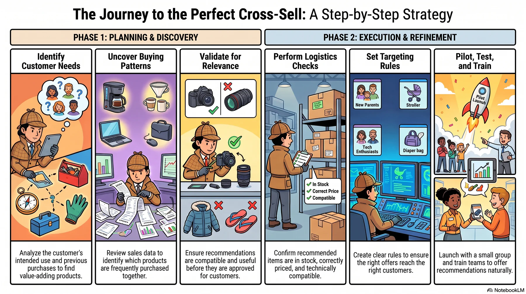 step by step cross sell strategy