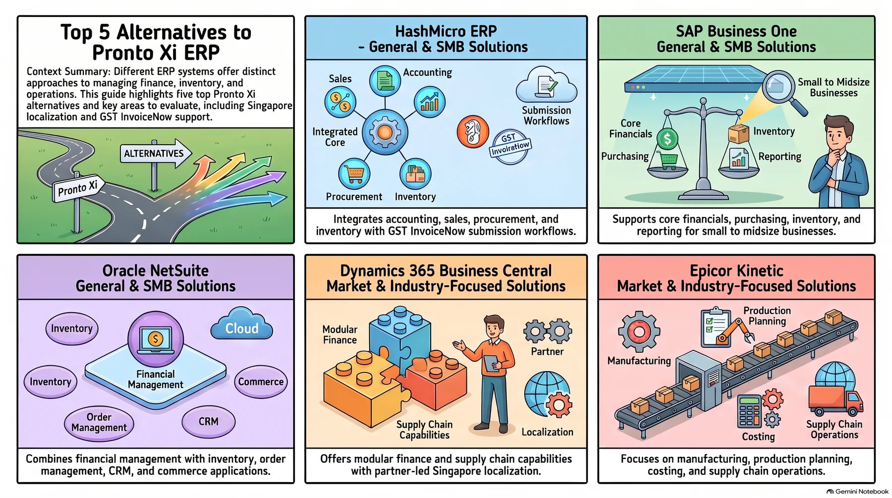 top 5 erp system alternatives