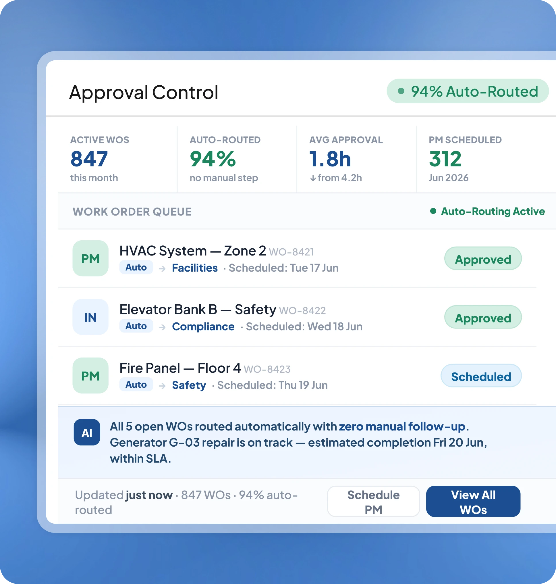 Halaman approval control timesheet HashMicro