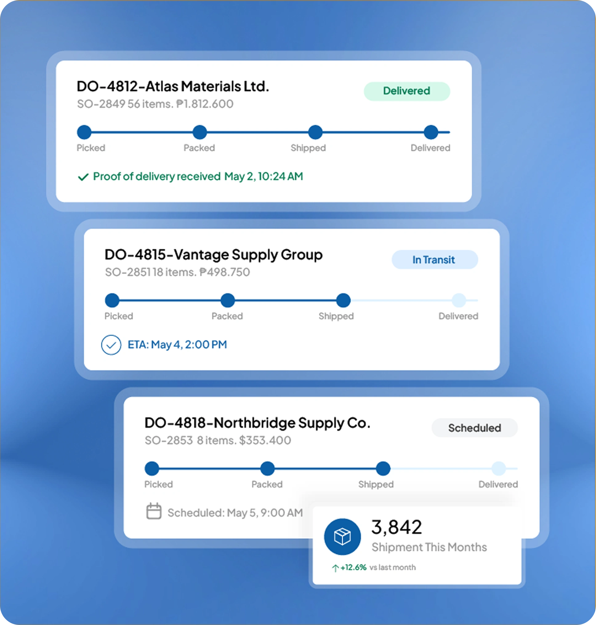sales software feature page HashMicro for Delivery & Fulfillment