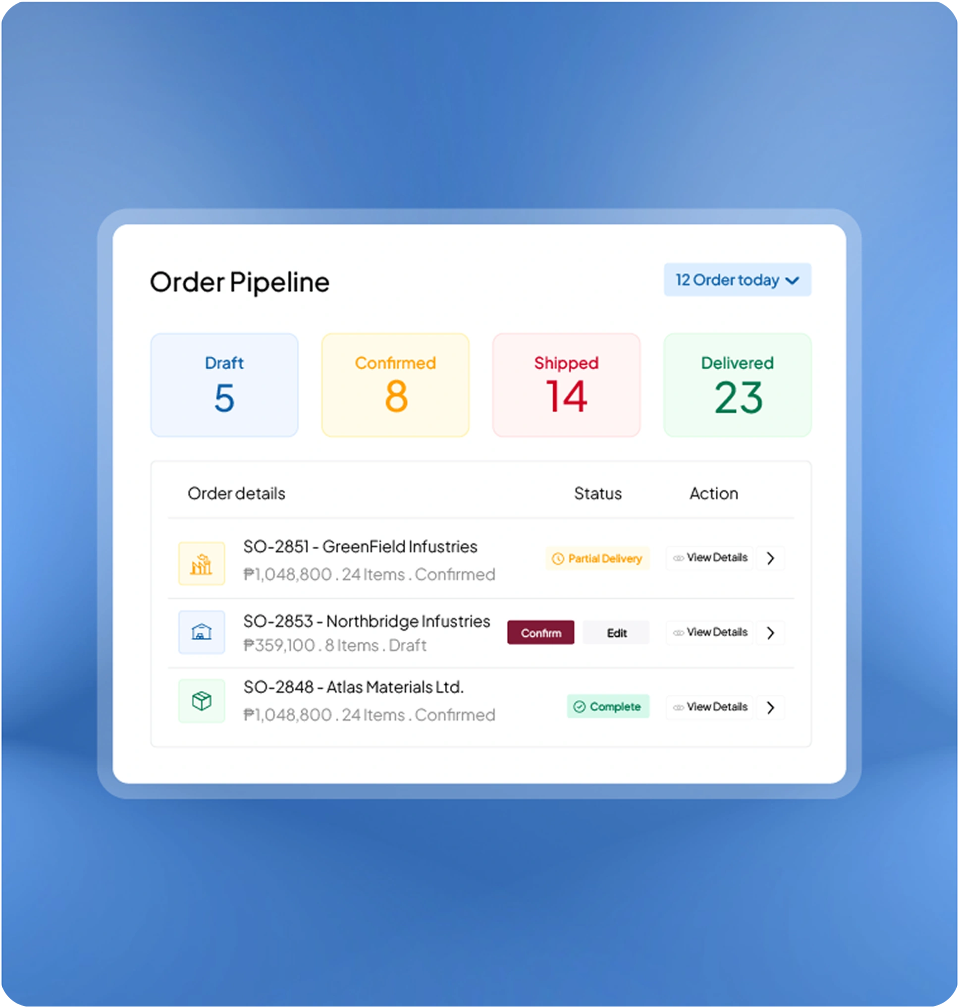 sales software feature page HashMicro for Sales Order Management