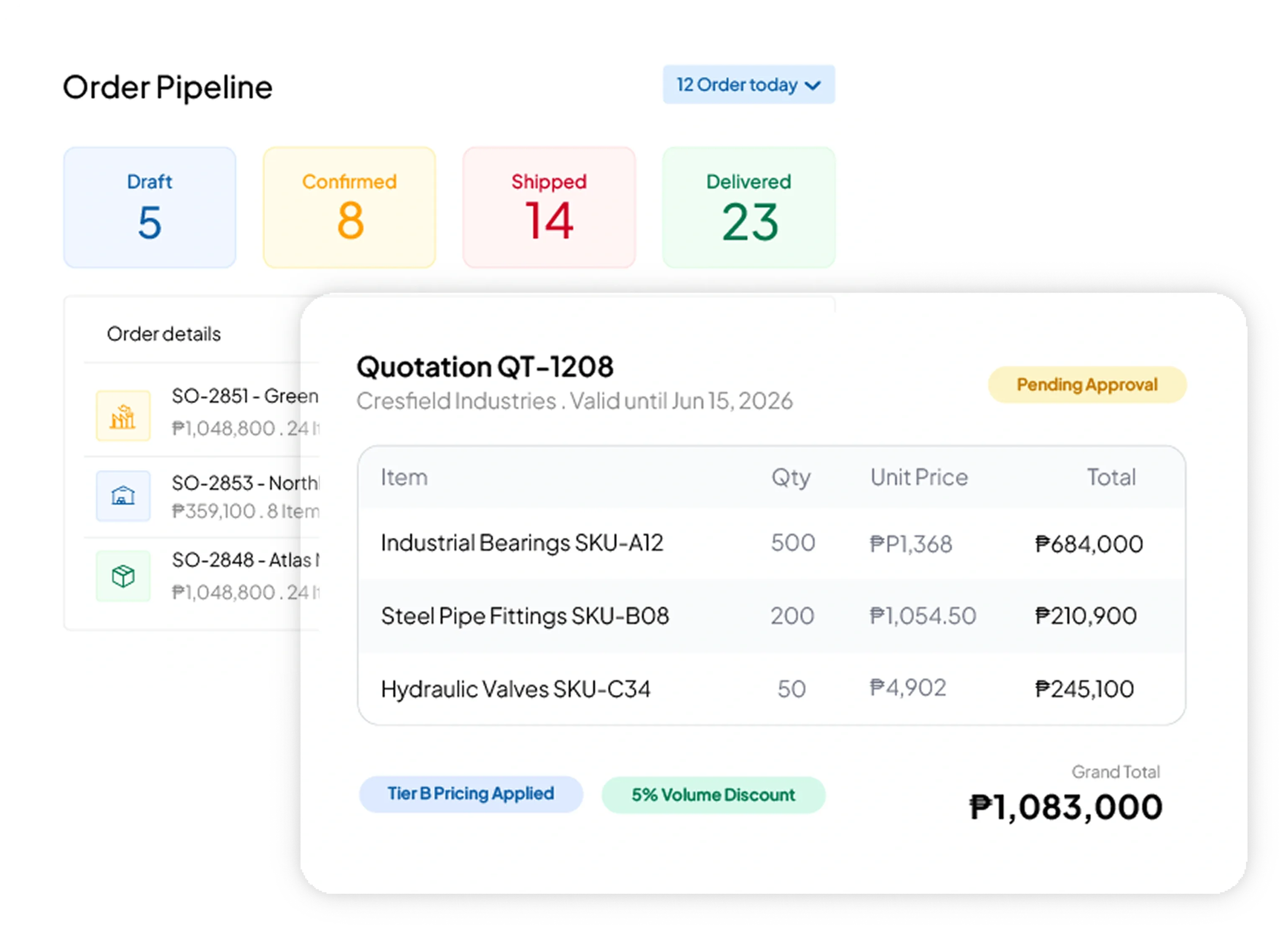 sales software interface HashMicro