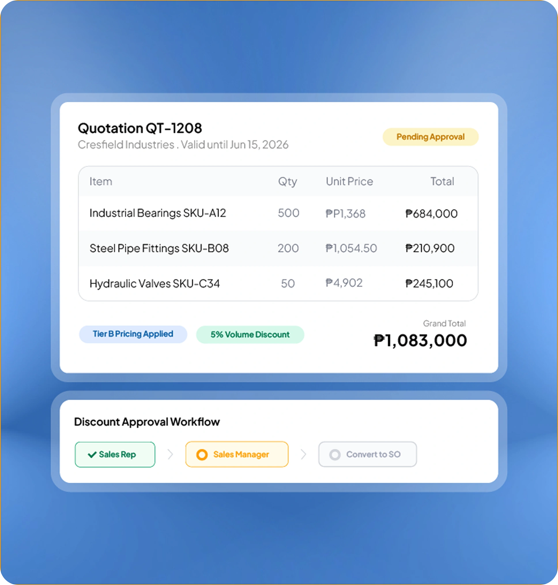 sales software feature page HashMicro for Pricing & Quotation