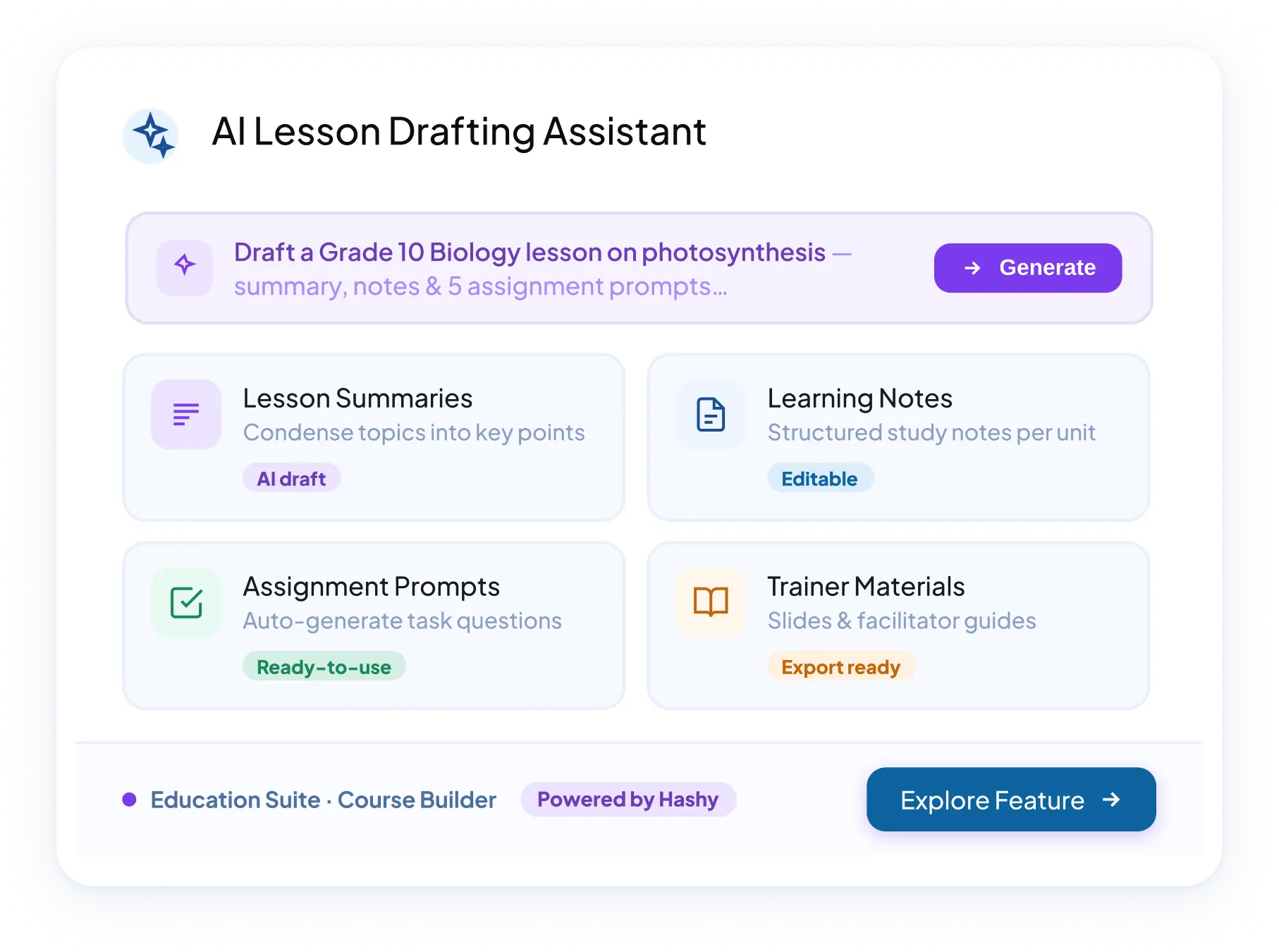 AI Lesson Drafting Assistant