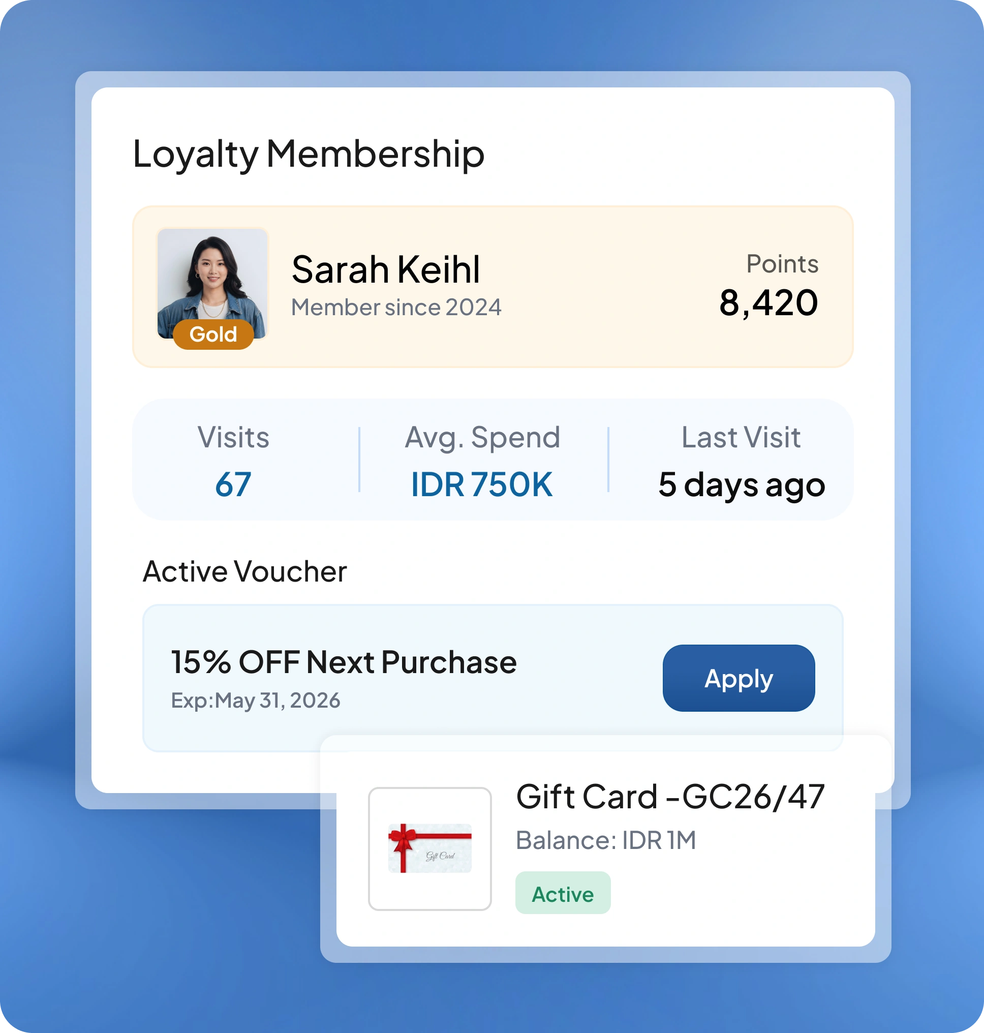 Halaman fitur aplikasi pos retail HashMicro untuk Loyalitas & Retensi Pelanggan