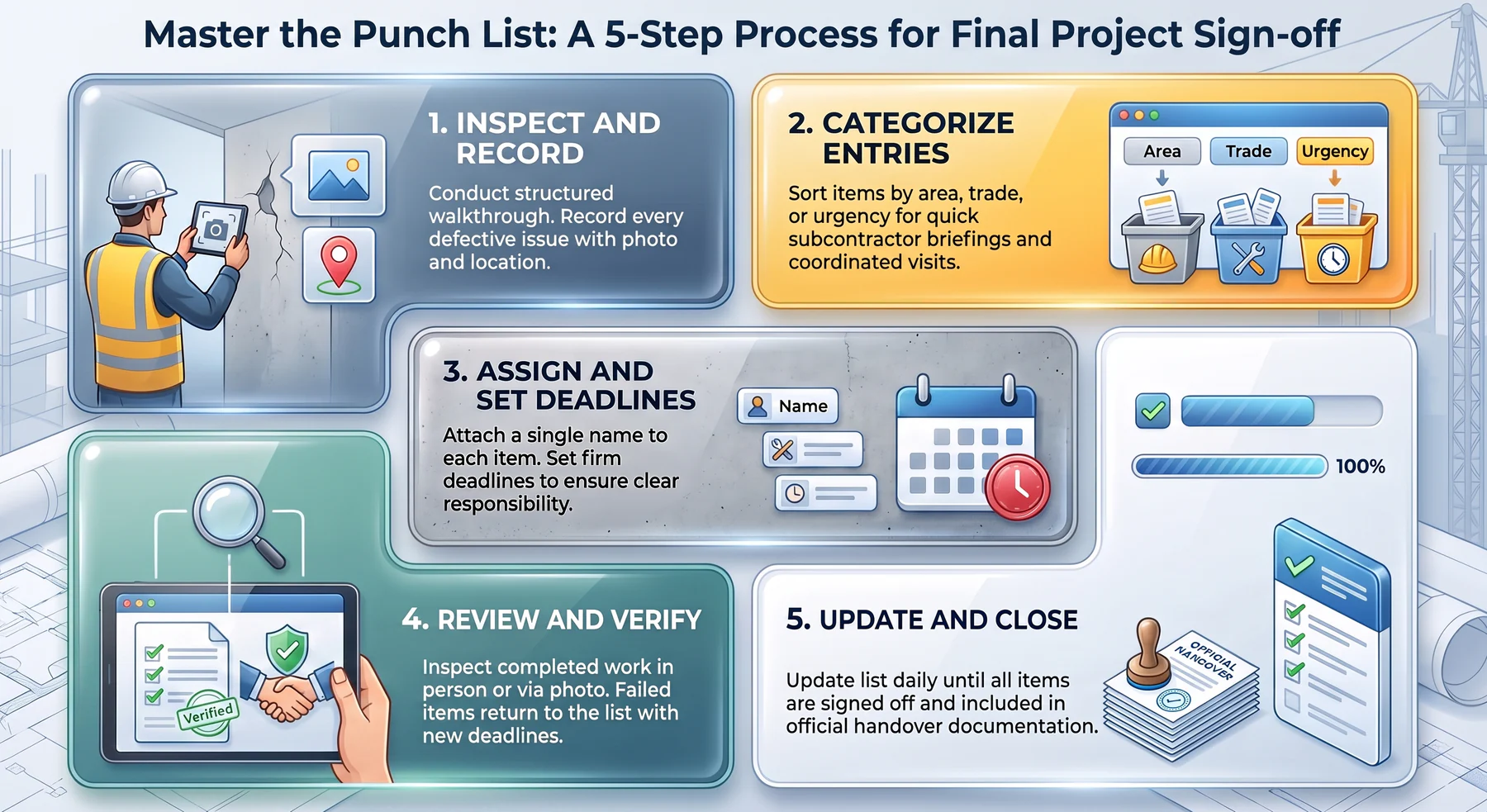 What Should a Construction Punch List Include?