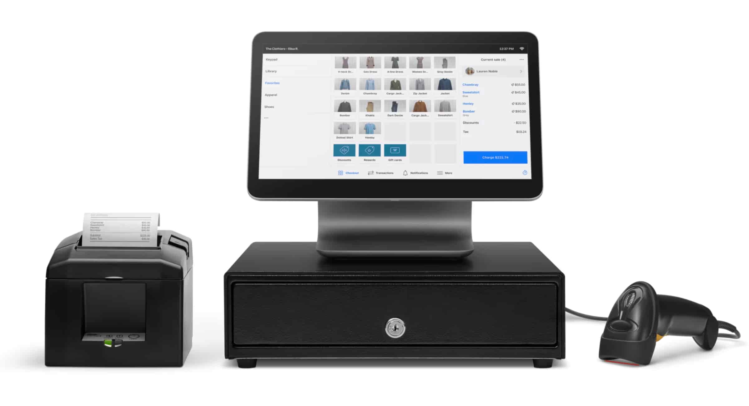 Aplikasi Penjualan Barang Square Register