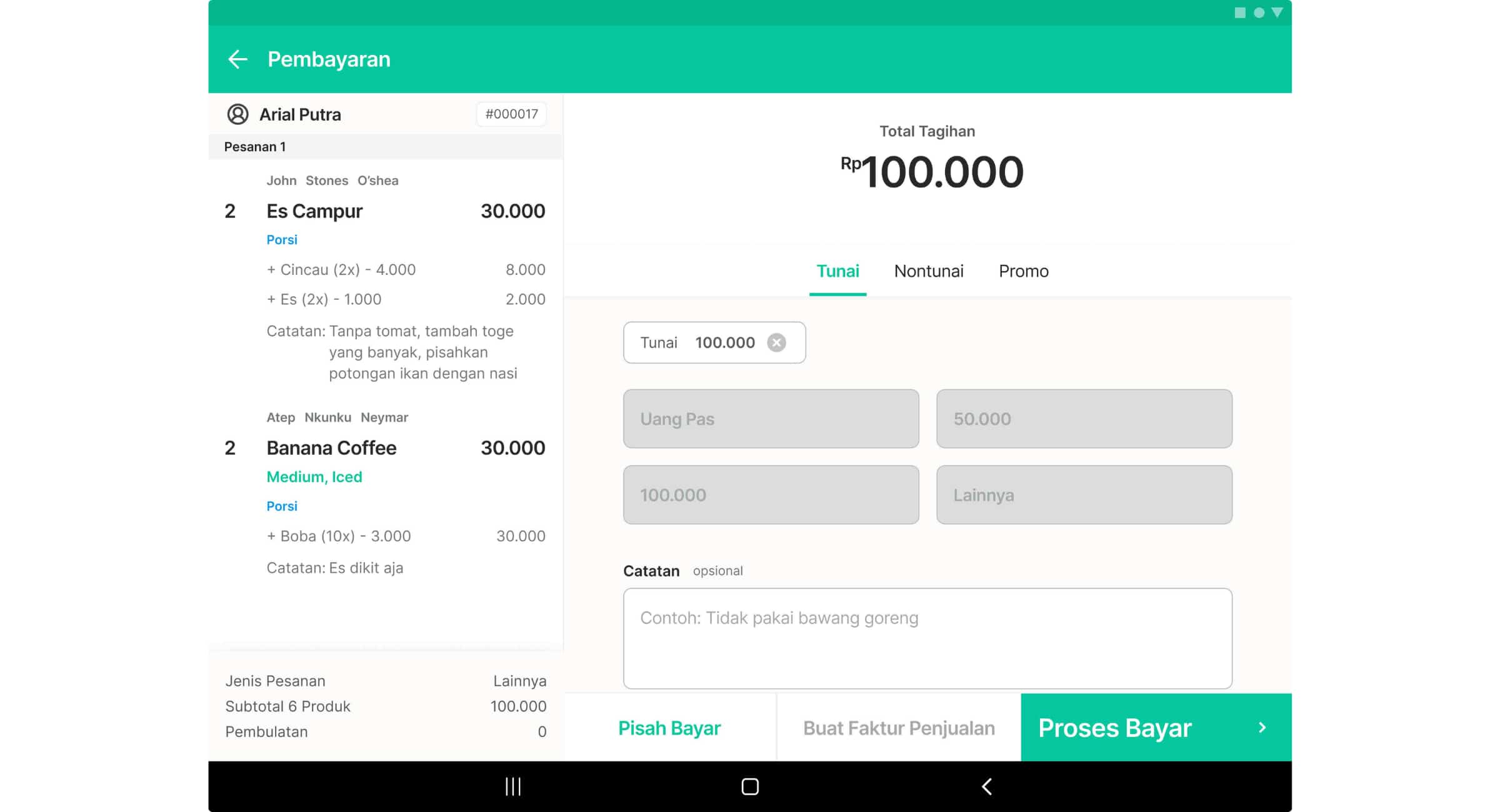 Aplikasi Penjualan Barang Majoo