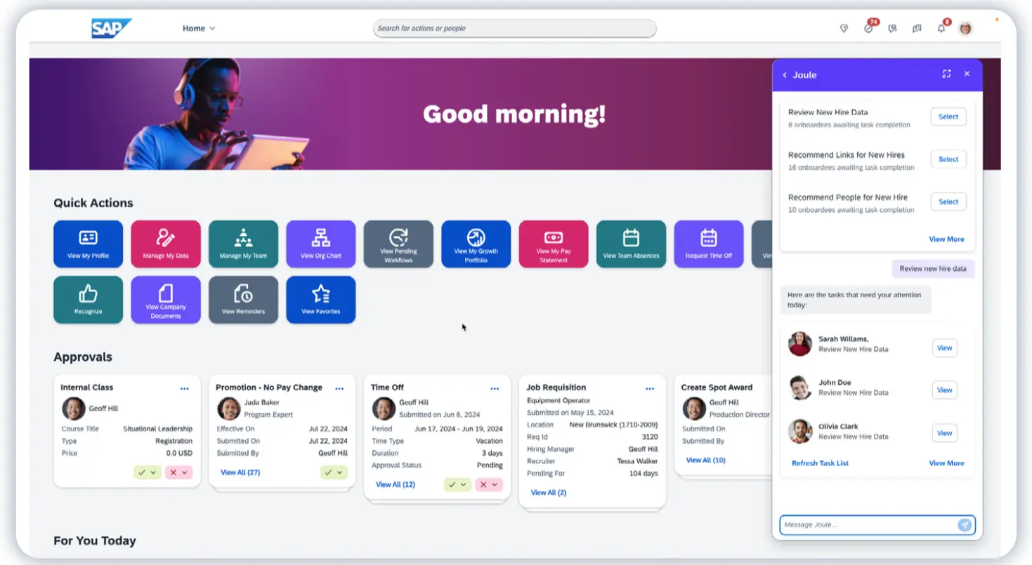 ai hr software sap
