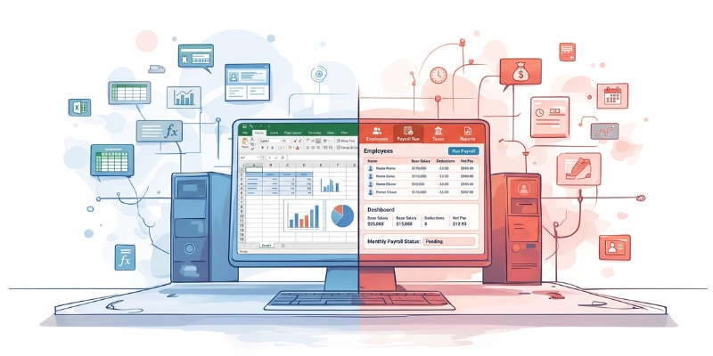 Excel vs Software Payroll, Mana yang Layak Dipakai 2026