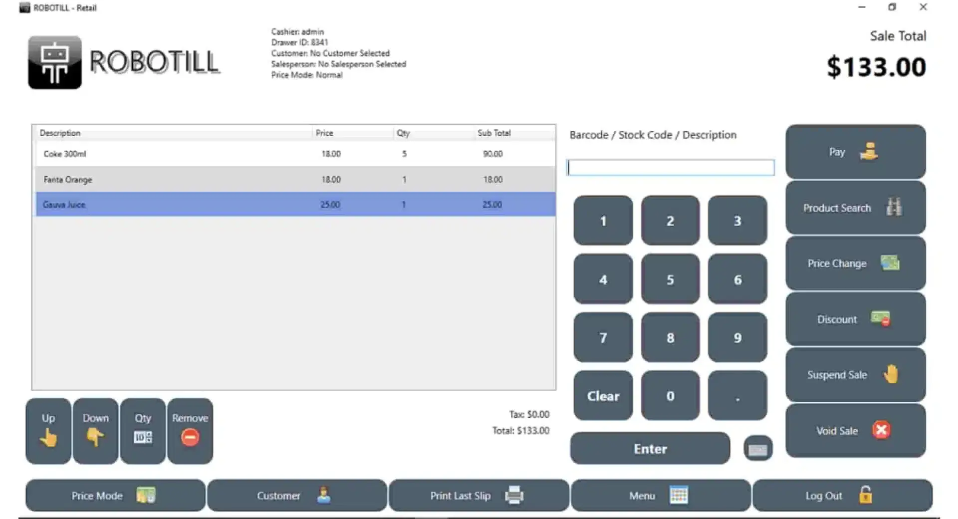software retail robotill